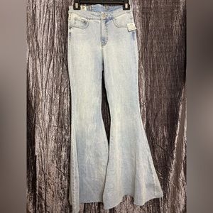 Free people flare light blue Jean